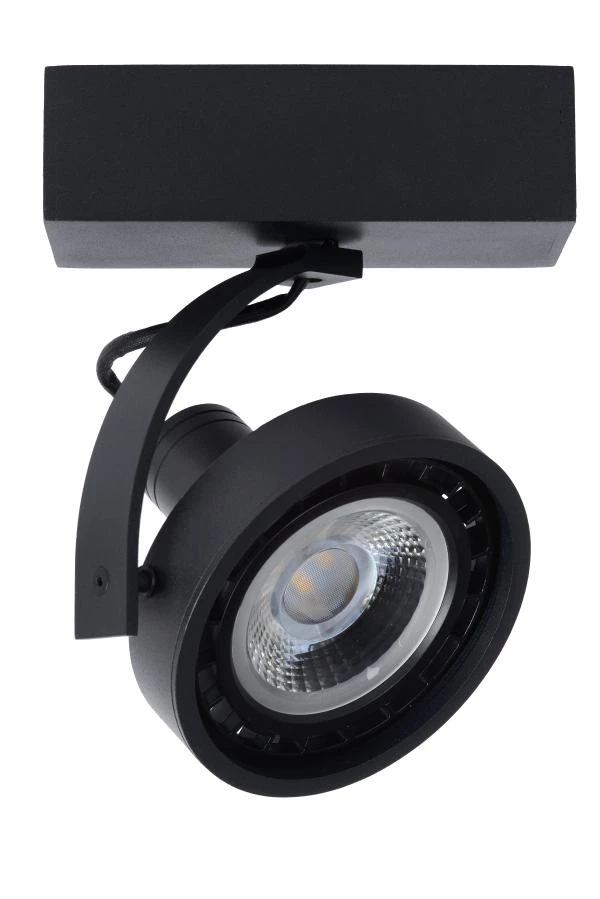 Lucide DORIAN - Ceiling spotlight - Ø 11,7 cm - LED Dim to warm - GU10 (ES111) - 1x12W 2200K/3000K - Black - turned off